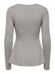 ONLY Свитер 'ONLIbi' в сером цвете - фото 2