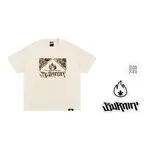 Футболка унисекс BURNIN, пламенный камуфляж сине-фиолетовый - фото