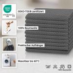 Чайные полотенца Zollner, 45x60 см, серо-коричневый - фото 2