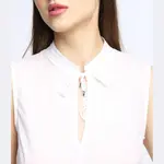 Блузка стандартного кроя Marc Cain, белый - фото 4