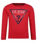 Лонгслив regular fit Guess, красный - фото