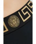 Плавки от бикини с греческой каймой Versace, черный - фото 4