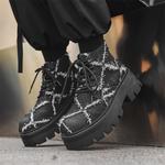 Мужские черные ботинки Martin Boot WEISHIBANGWEI - фото 7