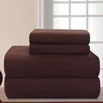 Набор фланелевых простыней Pointehaven, коричневый - фото