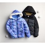 Детская утепленная пуховик 4-16 Zeroxposur, Blue Floral - фото 5