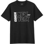 Футболка мужская черная COACH - фото