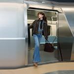 ELLE Пуховик Women's Coffee Lapel Down Jacket - фото 4