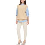 Майка унисекс Off White Uniqlo, кремовый - фото 2