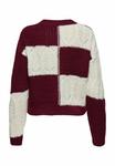 Джемпер JDY JDYJUSTY L/S MIX STRUC NOOS, Cabernet/Dark Red - фото 7