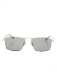 Солнцезащитные очки SL 700 Saint Laurent Eyewear, серебряный - фото