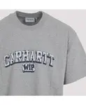 Футболка с короткими рукавами из плотной ткани Carhartt Wip, серый - фото 3