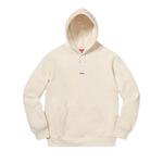 Толстовка Supreme Micro Logo Hooded Sweatshirt Natural, кремовый - фото