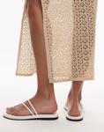 Минималистичные босоножки Topshop Jasper белого цвета - фото 3
