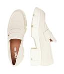 Лоферы женские Pollini кожаные на рифленой подошве, бежевый - фото 4