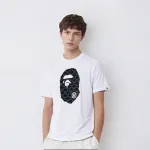 Футболка Monogram Ape Head A BATHING APE, белый - фото 5