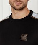 Толстовка мужская Ea7 с контрастными деталями, черный - фото 4