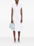 Платье миди из хлопка Peserico, белый - фото 2