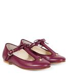 Кожаные балетки Joyce Bonpoint, Bordeaux - фото