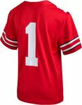 Футбольная майка Nike Youth Ohio State Buckeyes # 1 Scarlet Replica - фото 3