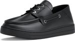 Кроссовки Michael Kors Men's Aiden Boat Shoe, Black - фото