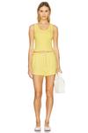 Шорты из французского трикотажа Perfectwhitetee, желтый - фото 4