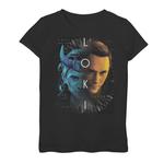 Футболка с рисунком Marvel Loki Split Choices для девочек 7–16 лет Marvel - фото