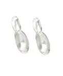 Продолговатые серьги-капли Sohi, silver - фото