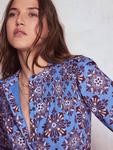 Платье миди с цветочным принтом Cecily Boden, Blue/Multi - фото 2