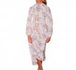 Белое платье-кимоно с длинными рукавами Blair Esteem Couture - фото