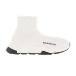 Кроссовки Balenciaga Wmns Speed Trainer Mid 'White', белый - фото