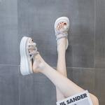 Шлепанцы женские Shoe Cabinet Floral Language, черный - фото 4