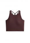 Топ OYSHO COMFORTLUX STRAP TANK 32888904, Brown - фото 7