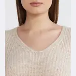 Шерстяной свитер обычного кроя Marc Cain, бежевый - фото 3