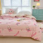Одеяло Mido Quilt Inserts For Winter Thickened Synthetic Fiber Comforters Sanrio, Kuromi-Envelope - фото 4