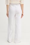 Льняные брюки Oui, белый - фото 3