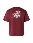 Рубашка THE NORTH FACE M MOUNTAIN SKETCH SS TEE  RELAXED, бордовый - фото 2
