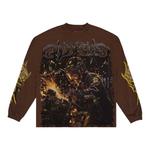 Футболка Godspeed Under Construction Long-Sleeve T-Shirt, Brown - фото