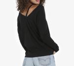 Топ с длинными рукавами черного цвета n:philanthropy - фото 2