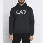 Толстовка обычного кроя Ea7, синий - фото