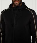 Толстовка мужская Boss Green на молнии с капюшоном, черный - фото 4