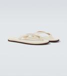 Кожаные сандалии-шлепки Brunello Cucinelli, Calcare - фото 5