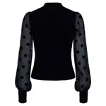 Свитер Yas Dotme, черный - фото 4