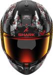 Шлем Shark skwal i3 hellcat, Black Matt/Red - фото 2