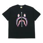 Футболка A BATHING APE Color Camo Shark Black/Purple Tee, черный - фото