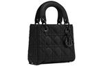 (WMNS) Мини-сумочка Lady Dior 'Черный ультраматовый' - фото 2