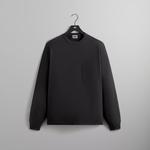 Футболка Kith Long Sleeve Leonard Pocket Tee, черный - фото