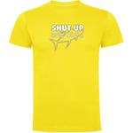 Футболка Kruskis Shut Up And Fish, желтый - фото