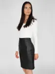 Кожаная юбка JCC "3102227", черный - фото 3