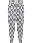 Клетчатые брюки Kenzo, серый - фото