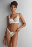 Красивые цветочки стринги Intimissimi, Off-White - фото 2